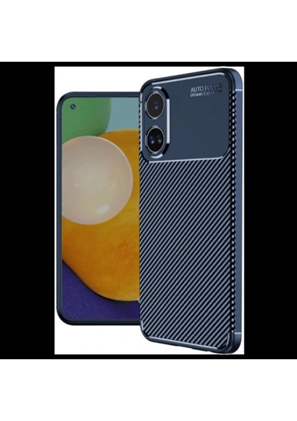 Oppo A60 Kılıf Auto Focus Karbon Kapak