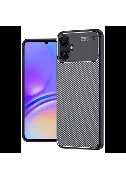 Samsung Galaxy A06 Kılıf Auto Focus Karbon Kapak
