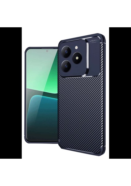 Realme C61 Kılıf Auto Focus Karbon Kapak