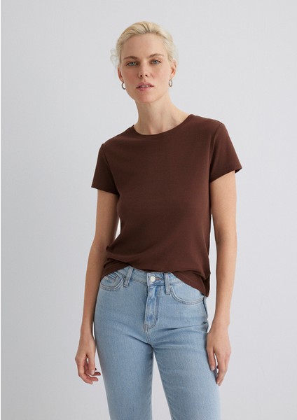 Kahverengi Tişört 1613573-82599