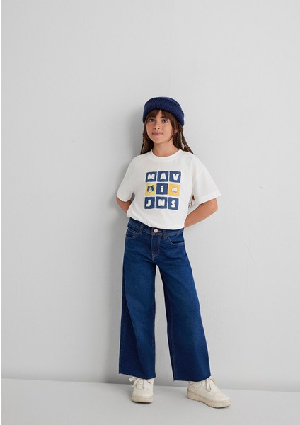 Mavi Jeans Baskılı Ekru Tişört 7610366-70057