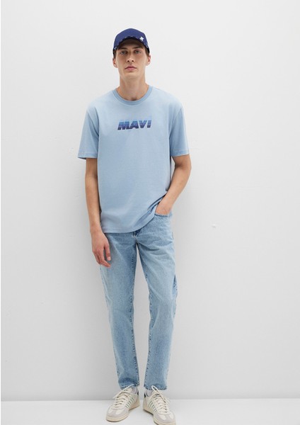 Mavi Baskılı Mavi Tişört 0612904-80796