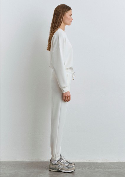 Lux Touch Beyaz Eşofman Altı 1011076-70057