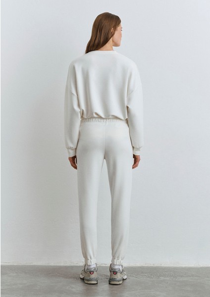 Lux Touch Beyaz Eşofman Altı 1011076-70057