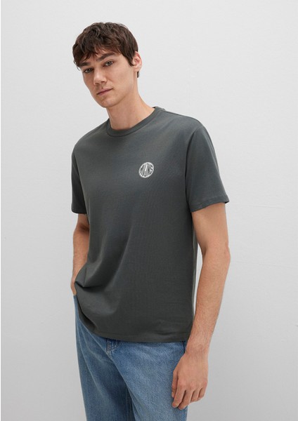 Mavi Logo Baskılı Yeşil Tişört 0613014-71598