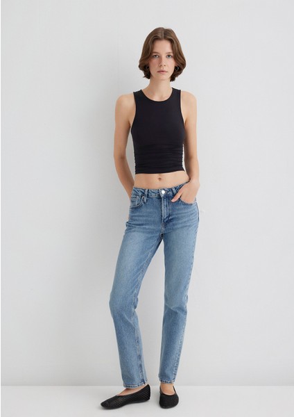 Halter Yaka Siyah Poliamid Atlet 1613499-900