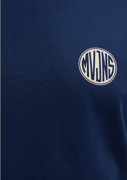 Mavi Logo Baskılı Lacivert Tişört 0613014-70497