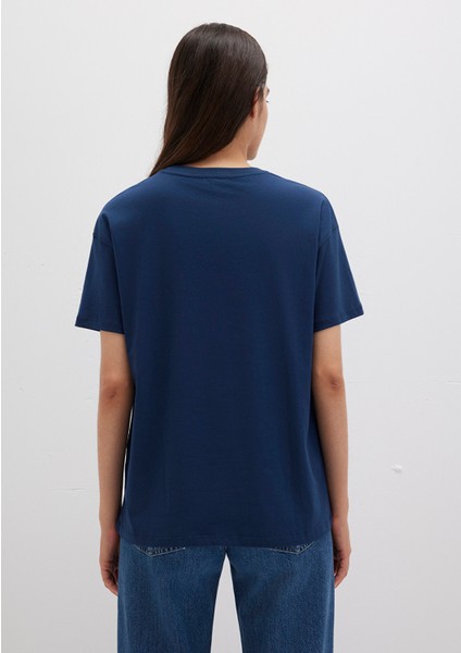 Mavi Logo Nakışlı Lacivert Tişört 1613467-70488