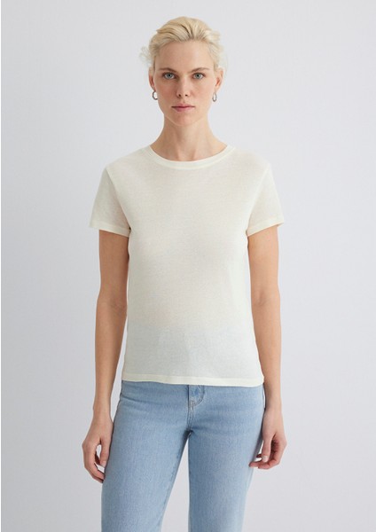 Ekru Tişört 1613573-80194
