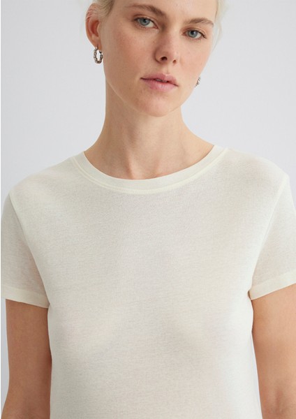Ekru Tişört 1613573-80194