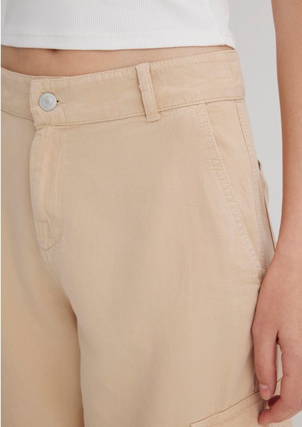 Bej Kargo Şort 1410233-87119