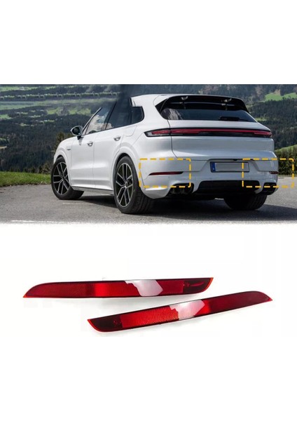 Porsche Cayenne 9y0 2018-2025 Için Araba Arka Kuyruk Işık Lambası Tamponu (Yurt Dışından)
