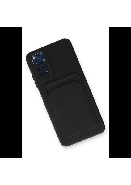 Xiaomi Redmi Note 11 Kılıf Kelvin Kartvizitli Silikon - Siyah fiyatları