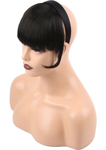 Taçlı Fiber Sentetik Perçem - Koyu Kestane fiyatları