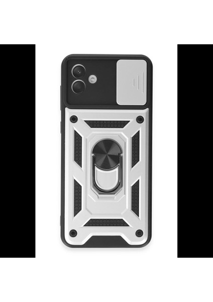 Samsung Galaxy A04E Kılıf Pars Lens Yüzüklü Silikon