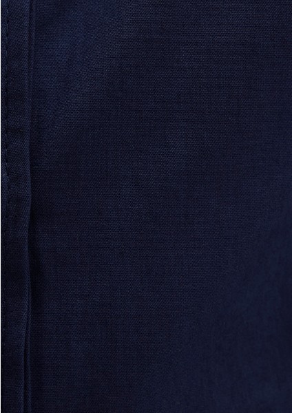 Lacivert Pileli Mini Elbise 1310762-82318