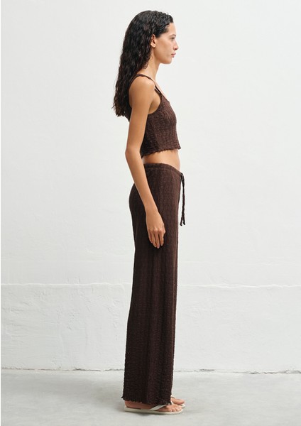 Kahverengi Örme Atlet 1613630-70244