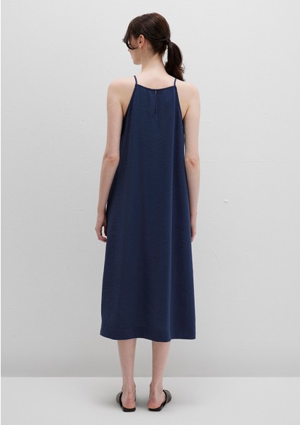 Askılı Lacivert Elbise 1310770-70487