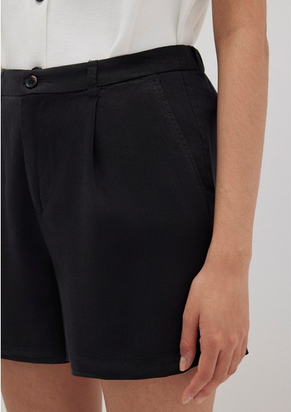 Tencel TM Liyosel Siyah Şort 1410195-900