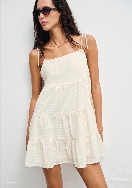 Ekru Elbise 1310792-80194