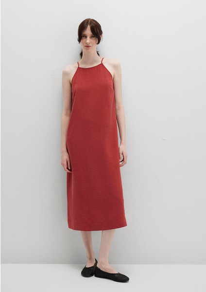 Askılı Kırmızı Elbise 1310770-70450