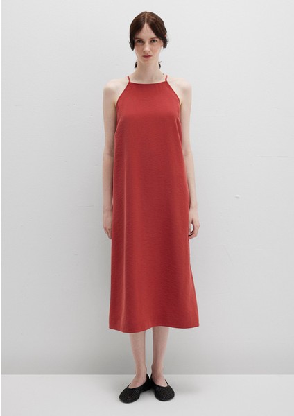 Askılı Kırmızı Elbise 1310770-70450