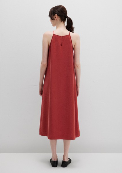 Askılı Kırmızı Elbise 1310770-70450