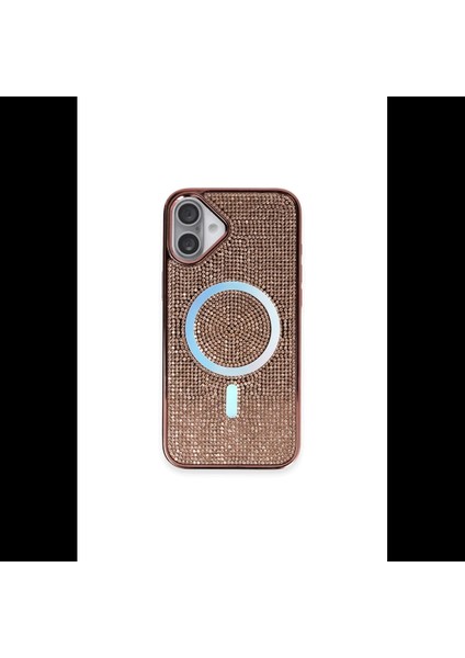 iPhone 16 Plus Kılıf Diamond Magsafe Kapak