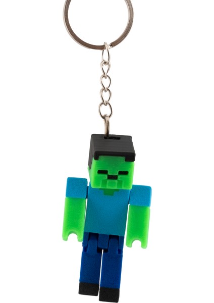 Flexilabcreative Minecraft Zombi Figürlü Pla Anahtarlık – 3D Baskı Oyuncak ve Koleksiyon Aksesuarı fiyatları