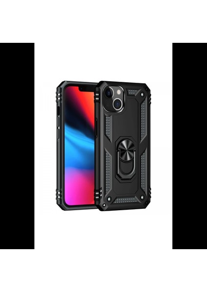 iPhone 14 Kılıf Sofya Yüzüklü Silikon Kapak