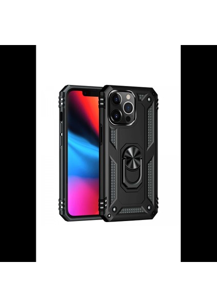 iPhone 14 Pro Max Kılıf Sofya Yüzüklü Silikon Kapak