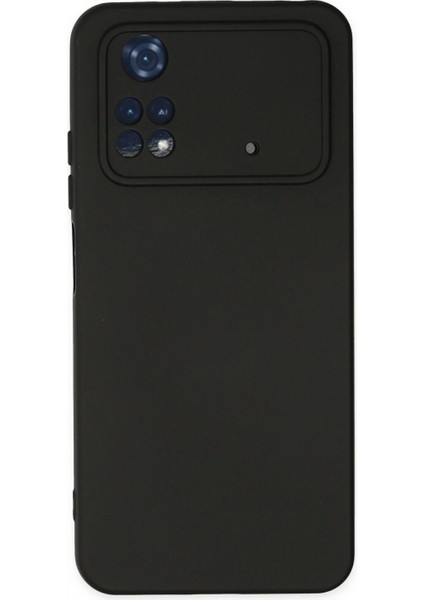 Xiaomi Poco M4 Pro 4g Kılıf Nano Içi Kadife Silikon - Siyah