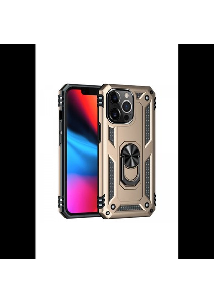 iPhone 14 Pro Max Kılıf Sofya Yüzüklü Silikon Kapak