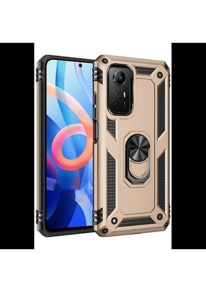 Xiaomi Redmi Note 12S Kılıf Sofya Yüzüklü Silikon Kapak