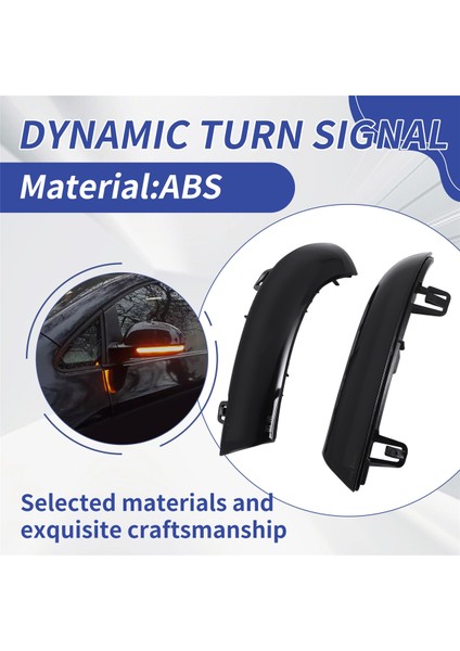 Dinamik Blinker Turn Sinyal LED Ayna Işık Göstergesi Golf 5 -Gtı Plus Mk5 Jetta Passat B6 B6 B5.5 Varyant Eos Sharan (Yurt Dışından)