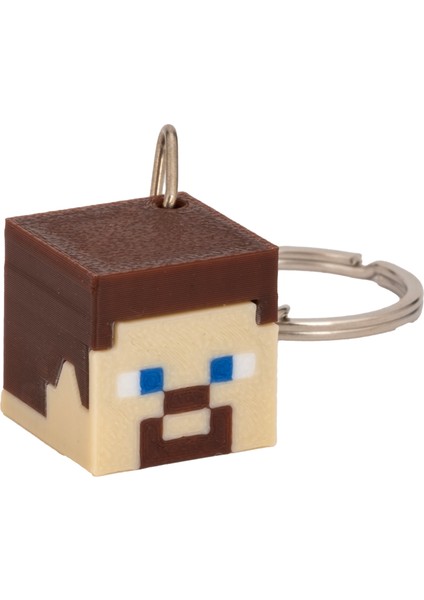 Minecraft 4’lü Mini Figür Anahtarlık Seti – Creeper, Steve, Alex, Pig Karakterleri