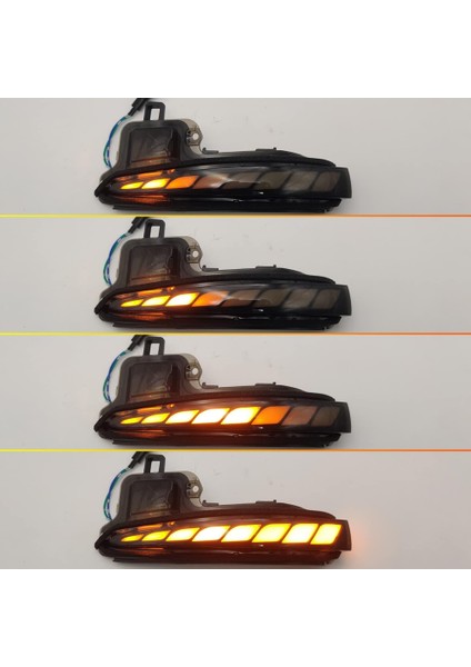 LED Yan Aynalar Toyota Tacoma Rav4 XA50 Highlander XU70 Aksesuarları Için Sıralı Dinamik Dönüş Sinyal Işıkları (Yurt Dışından) indirimleri
