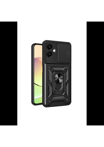 Samsung Galaxy A06 Kılıf Pars Lens Yüzüklü Silikon