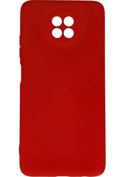 Xiaomi Redmi Note 9 5g Kılıf Nano Içi Kadife Silikon - Kırmızı