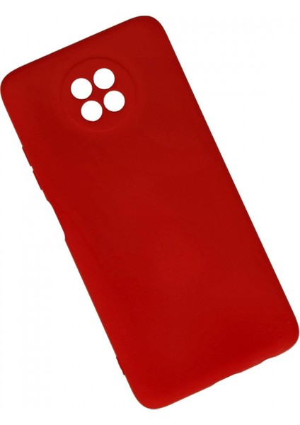 Xiaomi Redmi Note 9 5g Kılıf Nano Içi Kadife Silikon - Kırmızı fiyatları
