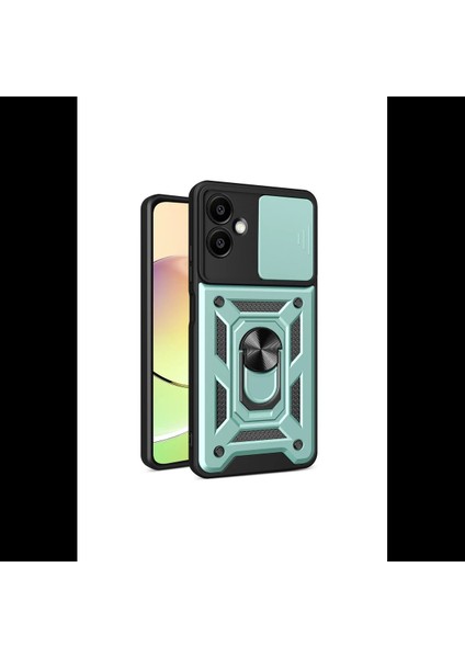 Samsung Galaxy A06 Kılıf Pars Lens Yüzüklü Silikon