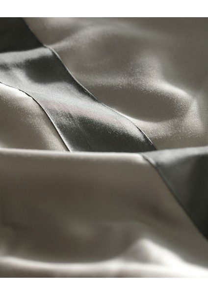 Samoa King Size Bambu Saten Nevresim Takımı - Haki