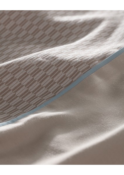 Calore Çift Kişilik Bambu Saten Nevresim Takımı - Bej