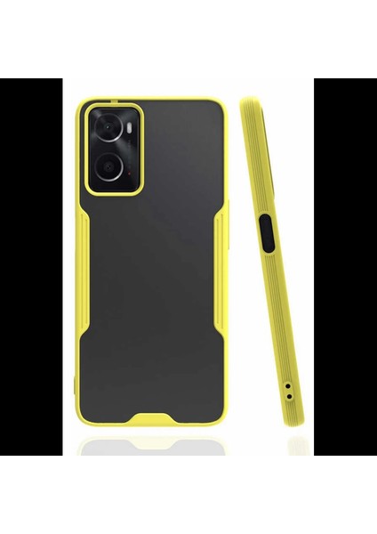 Oppo A96 Kılıf Platin Silikon