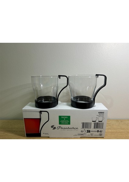 Barista Siyah Kulplu Bardak 2li 240 cc fırsatları