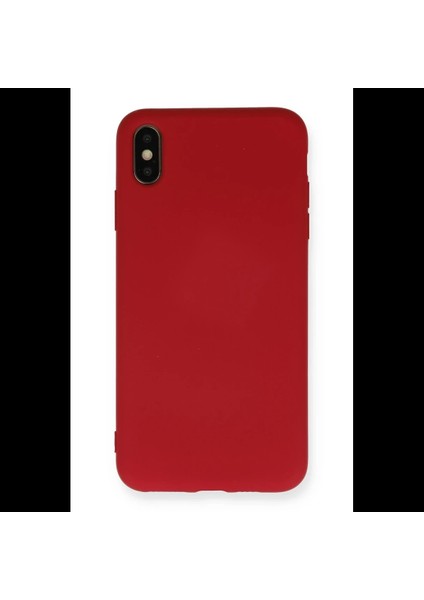 iPhone Xs Max Kılıf Nano Içi Kadife Silikon