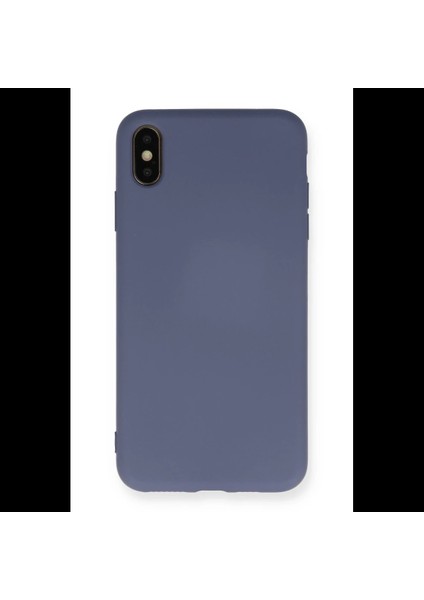 iPhone Xs Max Kılıf Nano Içi Kadife Silikon