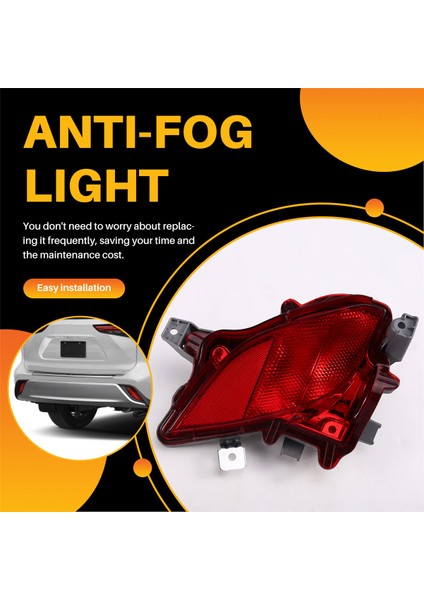 Arka Tampon Işıkları Toyota Highlander Için Arka Sis Işığı Cn 2022- 81490-0E090 81480-0E090 (Yurt Dışından)
