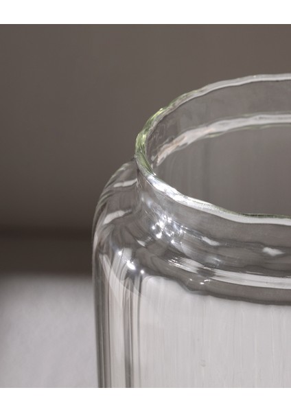 Voyana Optikli Borosilikat Cam Kavanoz - 1200 ml