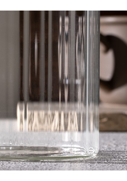 Voyana Optikli Borosilikat Cam Kavanoz - 1200 ml